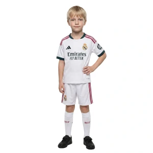 Trzyczęściowy Strój Piłkarski Dla Dzieci Real Madrid 2026/27 (wersja domowa)