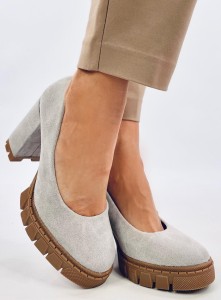 Czółenka na obcasie i platformie ANGELA GRAY